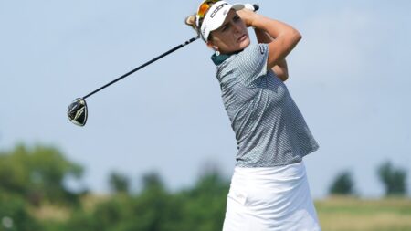 Lexi Thompson going into KPMG Women’s PGA Championship weekend contending for another major
