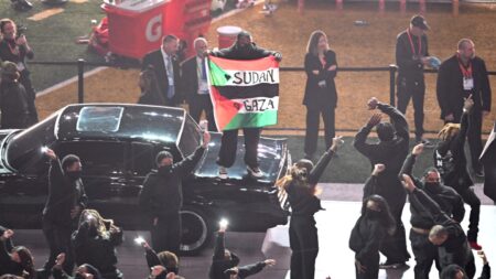 Super Bowl LIX halftime protestor is arrested, months later