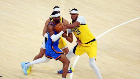 Offensive-minded Pacers use high-pressure defense to take 2-1 Finals lead on Thunder