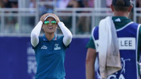 Minjee Lee wins third major title at windswept KPMG Women’s PGA Championship