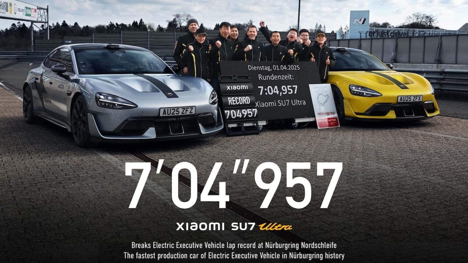 Watch Xiaomi Set Production EV Record at The Nurburgring