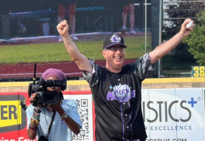 Erie Moon Mammoths take the field for special theme night after rebrand by comedian John Oliver