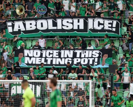 MLS commissioner defends ban on ‘political’ signage at games amid Ice crackdown