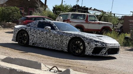 New Lexus LFR Supercar Caught Testing Around the Country