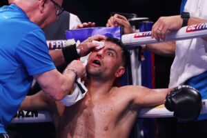 Jack Catterall secures strange win over Harlem Eubank after suffering gruesome cut