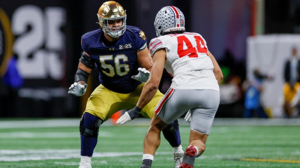 Charles Jagusah injury: Notre Dame’s projected starting OL suffers second serious setback in as many years