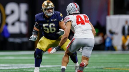 Charles Jagusah injury: Notre Dame’s projected starting OL suffers second serious setback in as many years