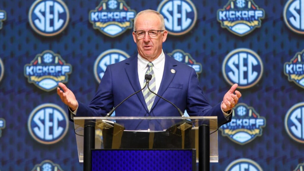 NCAA Tournament expansion is ‘right direction to at least explore,’ SEC commissioner Greg Sankey says