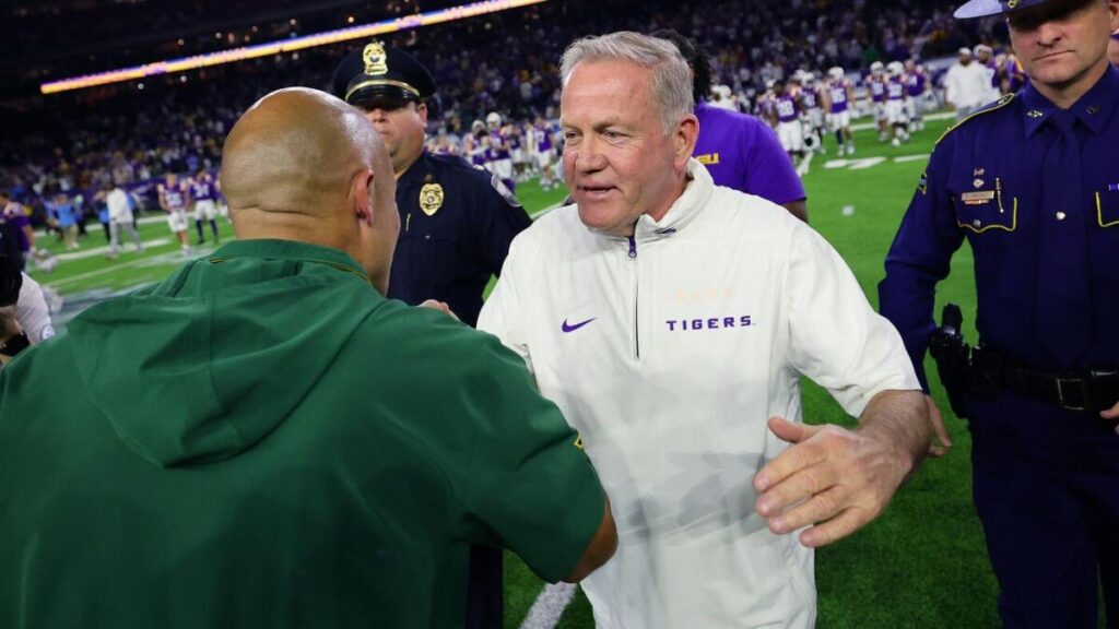 LSU’s Brian Kelly pushes back at Big 12 coaches: ‘I don’t think you should be complaining’ about House v. NCAA