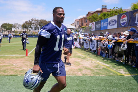 Micah Parsons discouraged by lack of contract movement, but shows up to Cowboys practice: ‘I’m not here for’ Jerry Jones