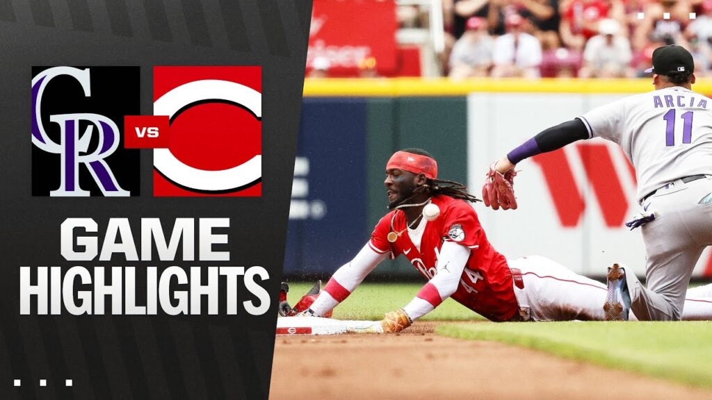 Rockies vs. Reds Game Highlights (7/12/25) | MLB Highlights