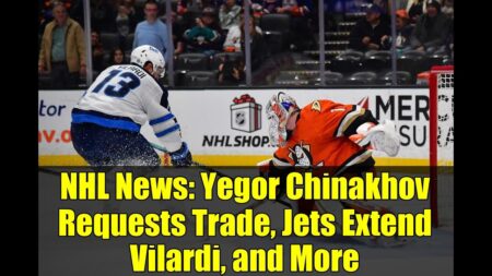NHL News: Yegor Chinakhov Requests Trade, Jets Extend Vilardi, and More