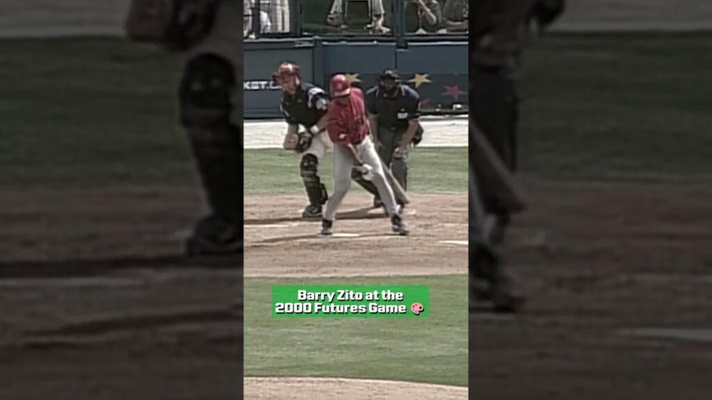 Barry Zito already had that beautiful curveball as a 22-year old in the Futures Game! #mlb #baseball