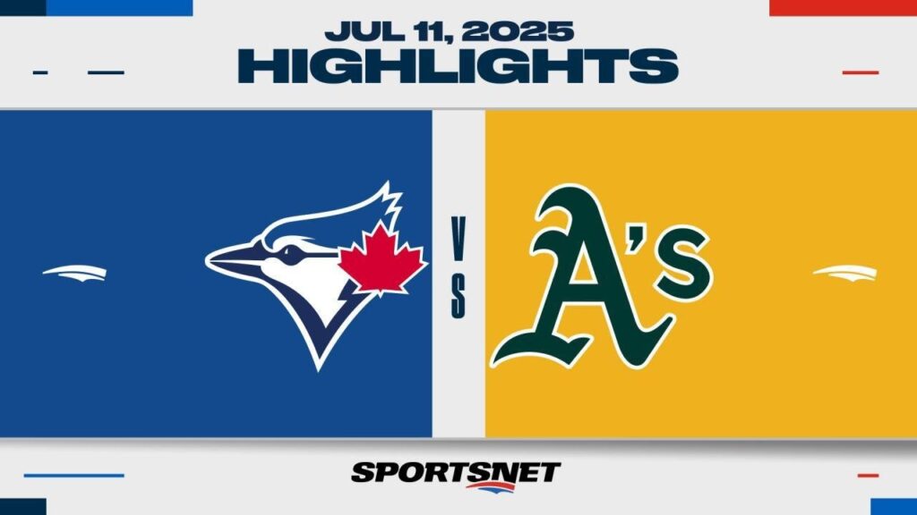 MLB Highlights | Blue Jays vs. Athletics – July 11, 2025