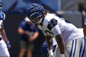 Cowboys LT Tyler Guyton reportedly has a bone fracture, does not have torn ACL as initially feared