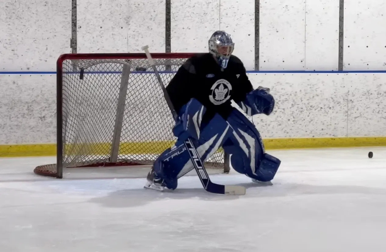 Maple Leafs Goaltender Anthony Stolarz Spotted Back On Ice In New Training Video Shared by Offseason Coach George Bosak