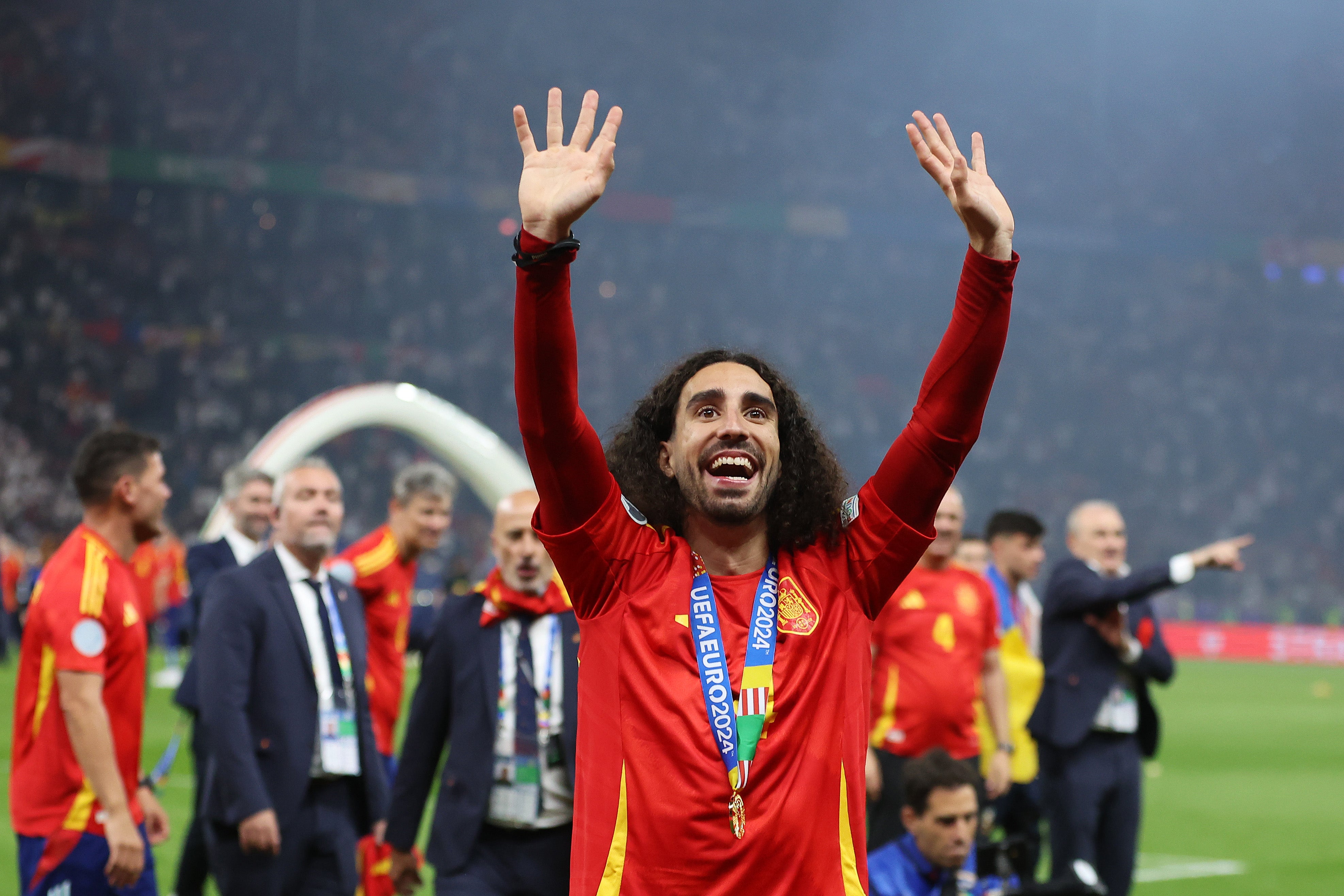 Marc Cucurella helped Spain to win Euro 2024