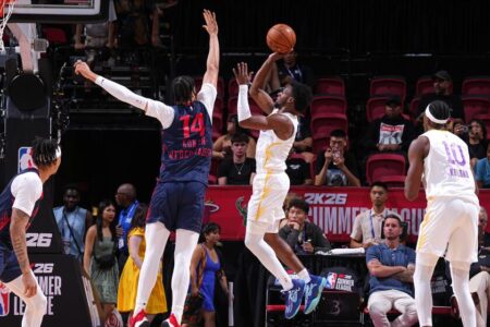 Bronny James generates excitement, but Clippers prevail over Lakers in Summer League