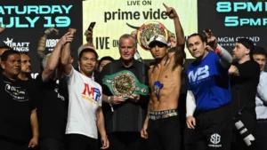 Manny Pacquiao vs. Mario Barrios full card results from boxing legend’s return to the ring