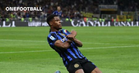 Barcelona monitoring Inter Milan full-back Denzel Dumfries
