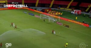 Sprinklers go off during Sport v Botafogo clash, watch what happened