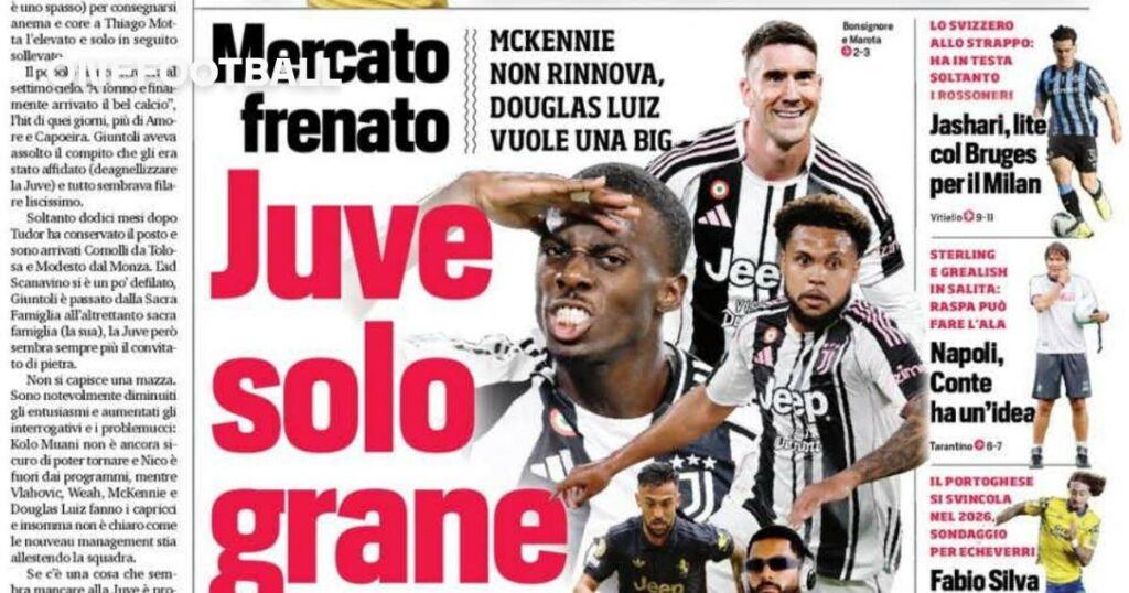 Today’s Papers – Five Juventus issues, Pulisic makes Milan promise