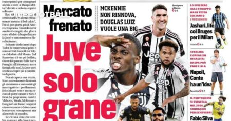 Today’s Papers – Five Juventus issues, Pulisic makes Milan promise