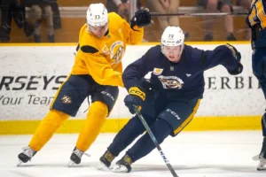 Nashville Predators' prospect Egor Surin showing immense growth following KHL season, development camp