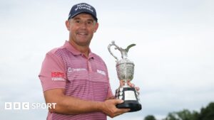 Padraig Harrington: Senior Open triumph as Irishman joins exclusive club