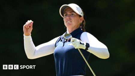Evian Championship: England’s Cara Gainer has share of the lead