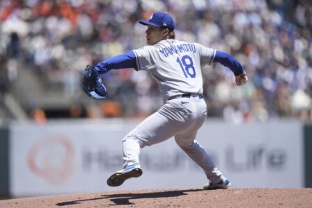 Yoshinobu Yamamoto dominates as Dodgers defeat Giants in 11th inning to take series