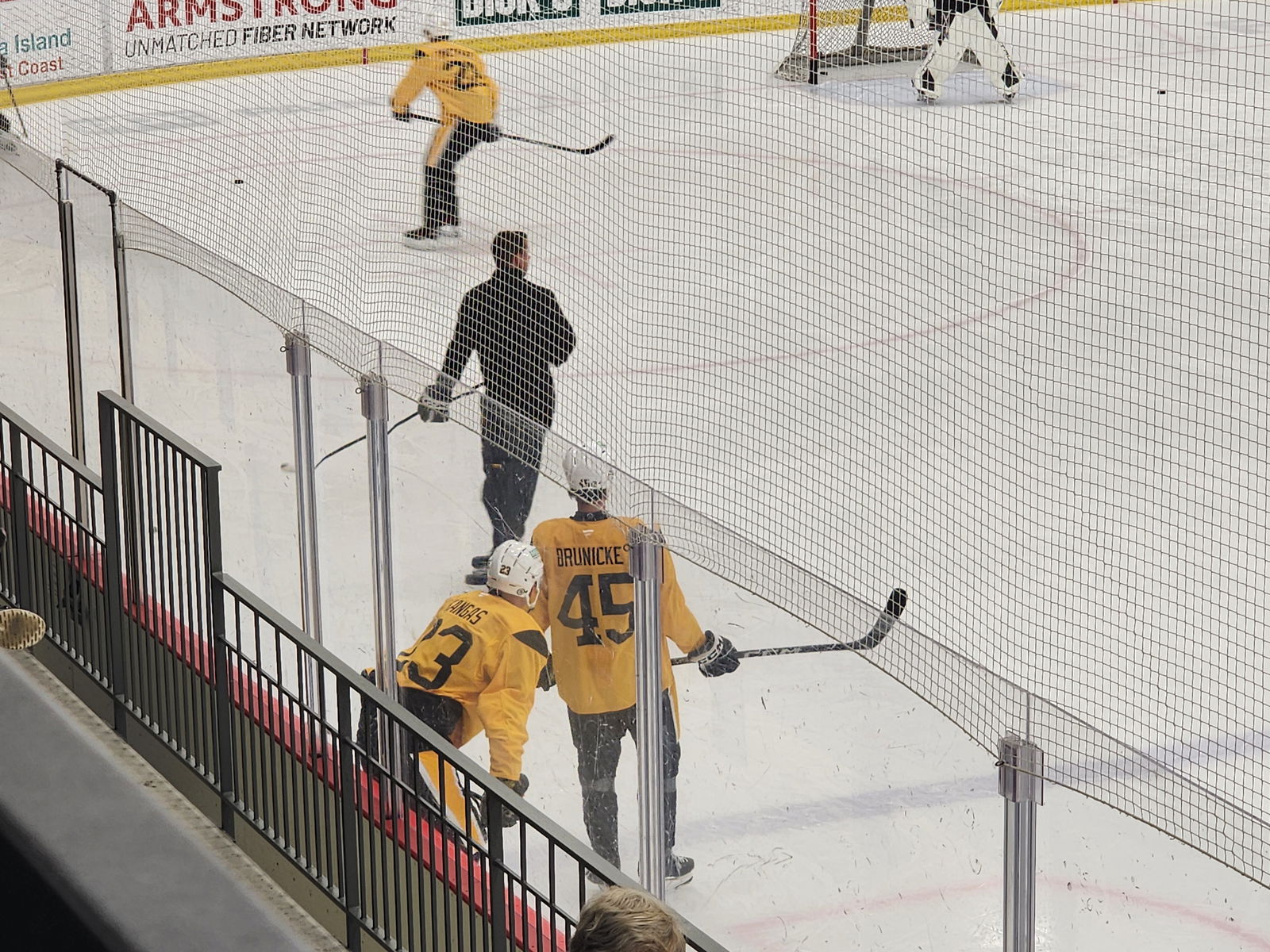 Penguins' top defensive prospect Harrison Brunicke. (Credit: Kelsey Surmacz - The Hockey News)