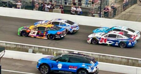 Wallace holds off Larson for Brickyard win | Sports