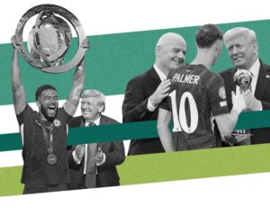 Trump’s presence at Chelsea’s trophy lift was a fitting coda to a misguided tournament