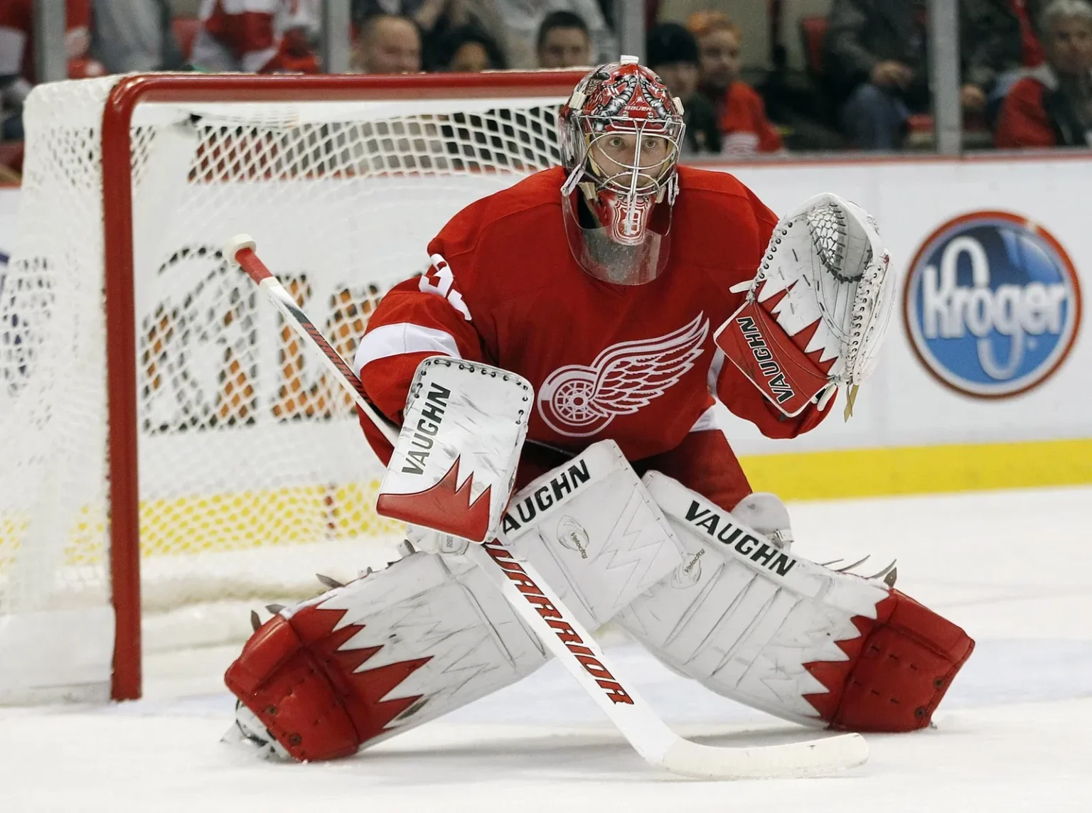 Flashback: Red Wings' Jimmy Howard Goes After Sidney Crosby At Joe Louis Arena