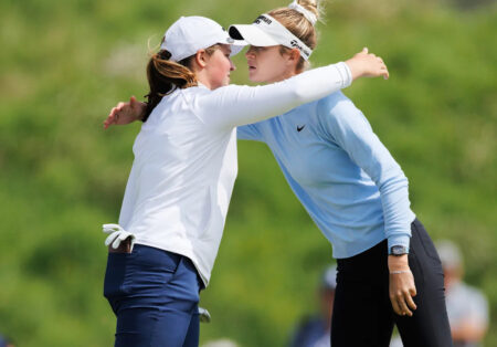 Lottie Woad keeps 2-shot lead in Scotland and closes in on victory in pro debut on LPGA Tour