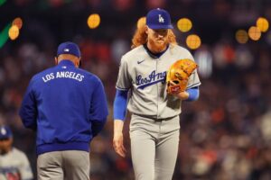 Dustin May struggles as Giants send Dodgers to their 7th consecutive loss