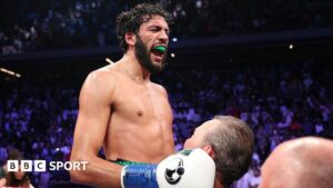 Hamzah Sheeraz stops Edgar Berlanga as Shakur Stevenson beats William Zepeda