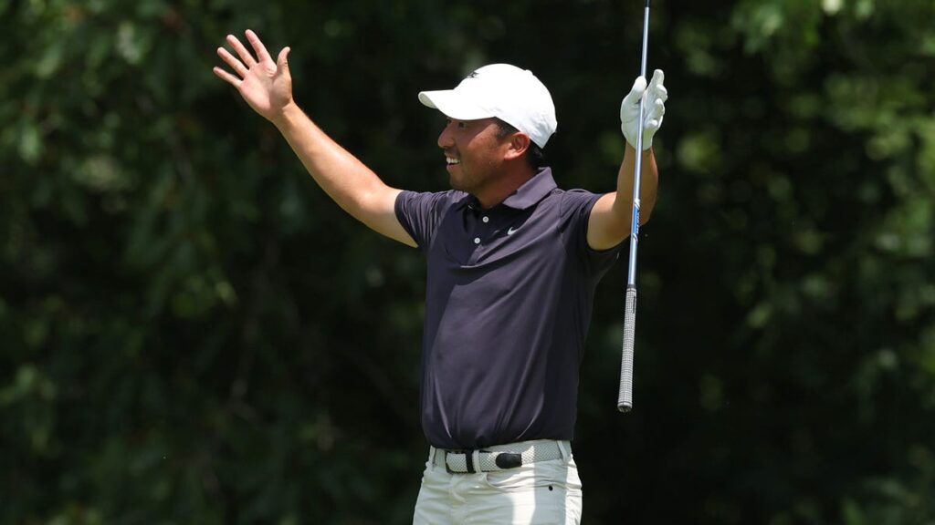 Doug Ghim has five hole outs, two for eagle