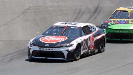 Christopher Bell spins from lead during NASCAR Dover race