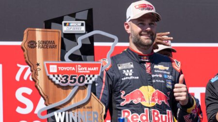 Shane van Gisbergen wins Cup race