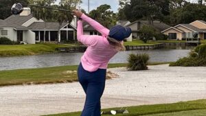 Nancy Cox birdies last two holes to take First Coast Women’s Amateur lead