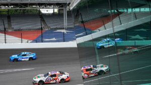 Denny Hamlin crashes hard in NASCAR Indianapolis qualifying