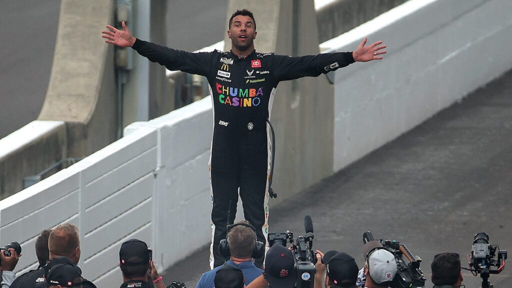 Bubba Wallace is Brickyard 400 race winner
