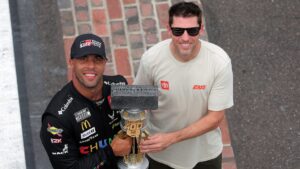 Have Bubba Wallace, Ty Gibbs crashed top 10?