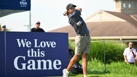 Charlie Woods putter, score today: Junior PGA Championship leaderboard