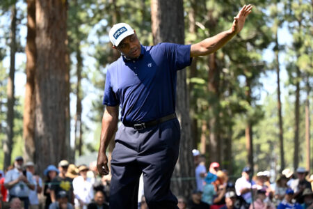Charles Barkley holes out for eagle in career-best round at American Century Championship: ‘I’m gunning for Steph Curry’