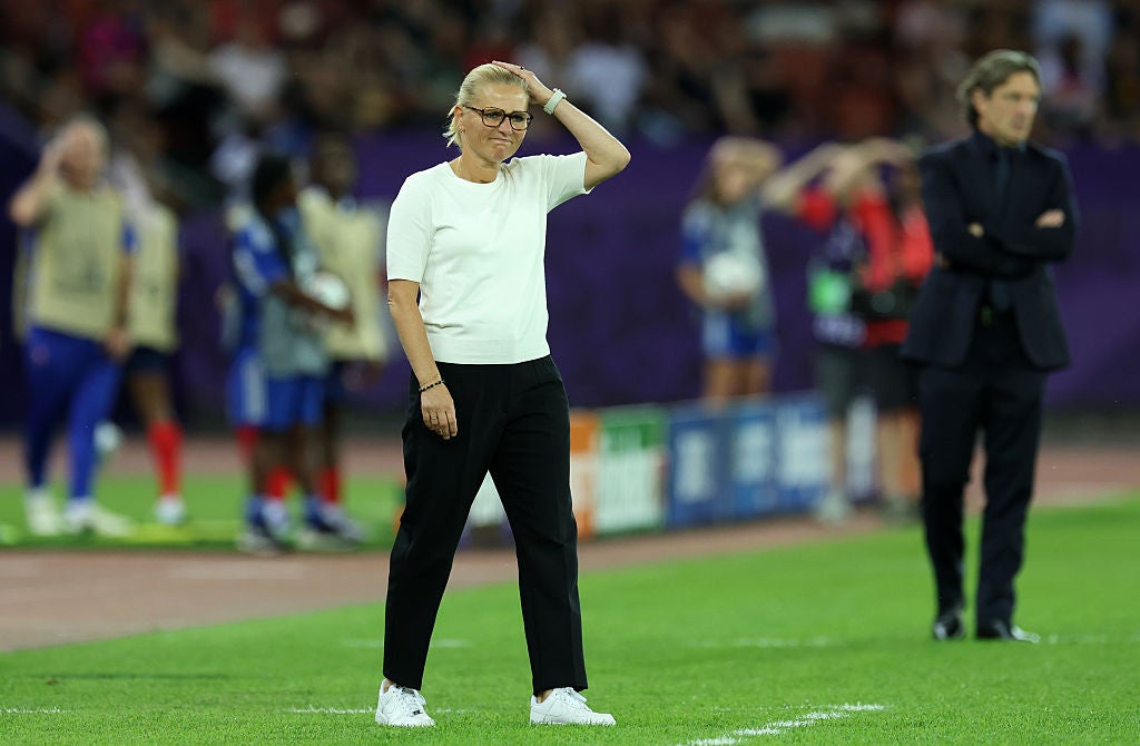 Wiegman said England created their ‘own problems’
