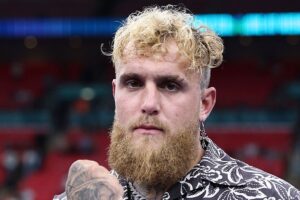 Oleksandr Usyk faces off with Jake Paul at Wembley as YouTuber teases MMA fight