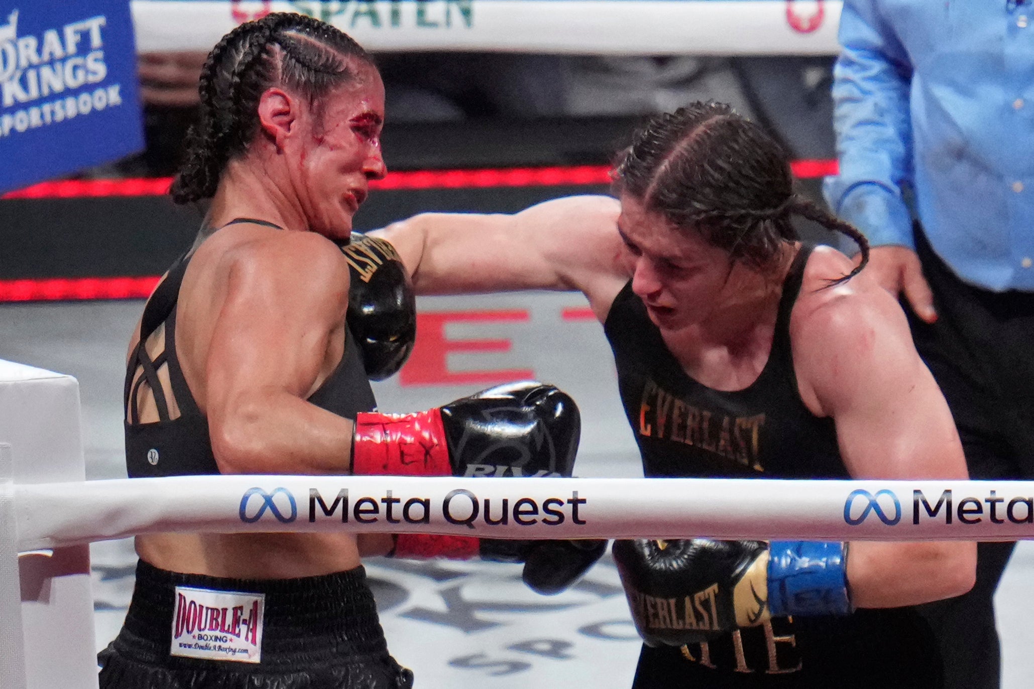 Taylor again beat Serrano last year, dealing her a vile cut with an accidental headbutt along the way